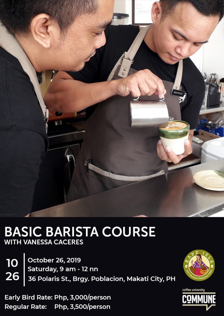 Coffee University Basic Barista Course Commune Cafe+Bar