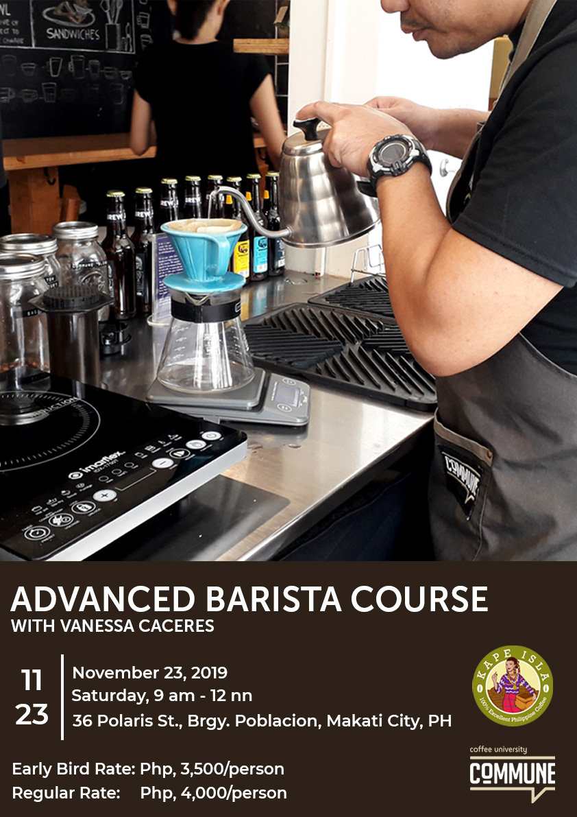 Coffee University Advanced Barista Course Commune Cafe+Bar